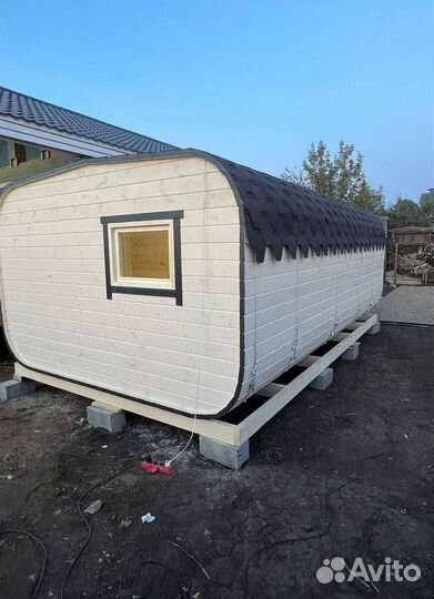 Баня бочка под ключ от производителя