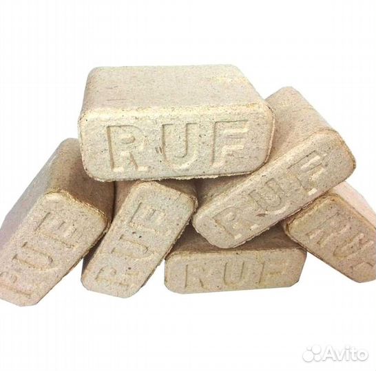 Брикет топливный RUF пыль береза