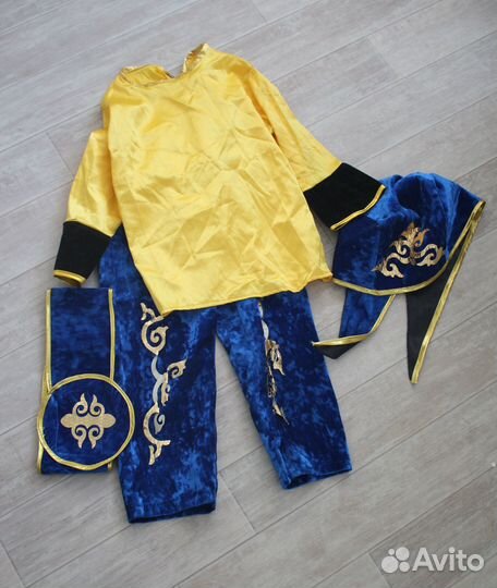 Казахский национальный костюм для мальчика 3-4 год