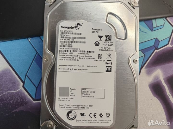 Жесткий диск Seagate 500 гб