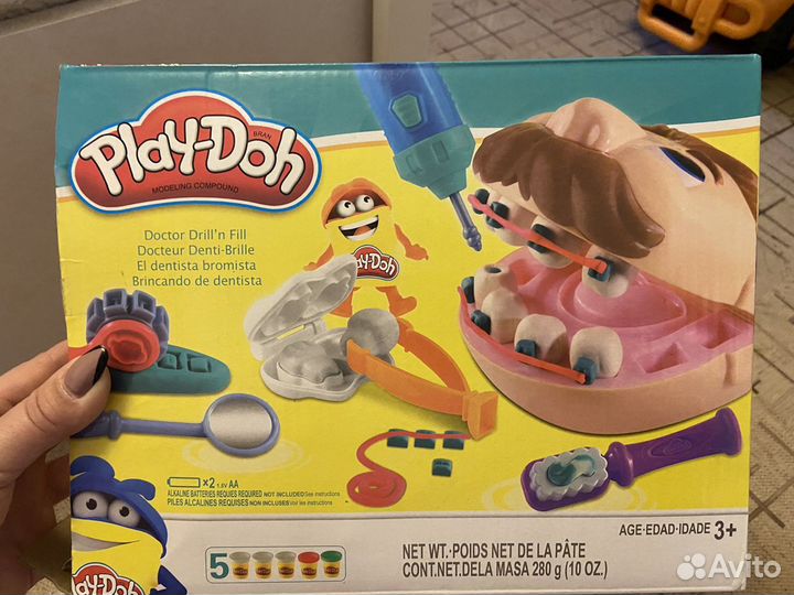 Наборы Play doh и лего duplo для детей 3-5 лет