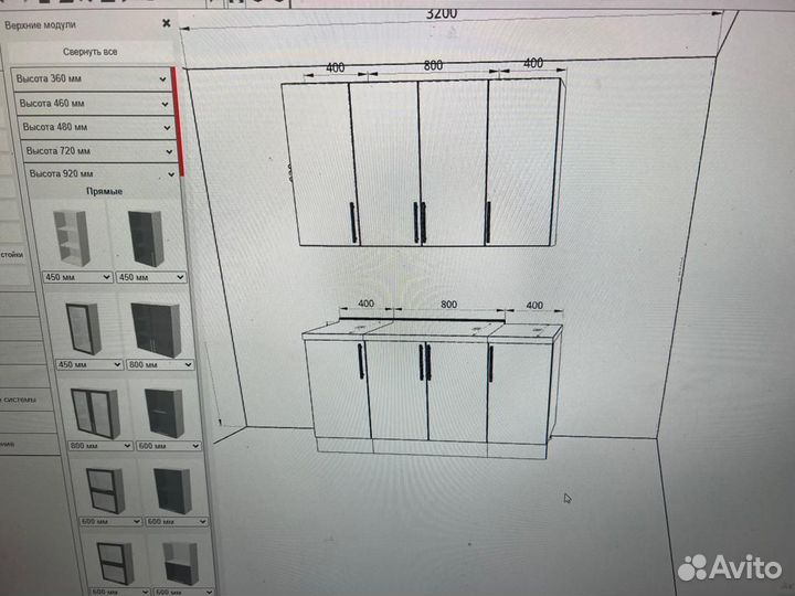 Кухонный гарнитур новый