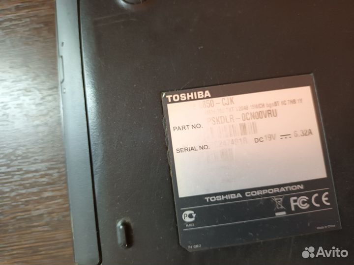 Ноутбук Toshiba L850-CJK