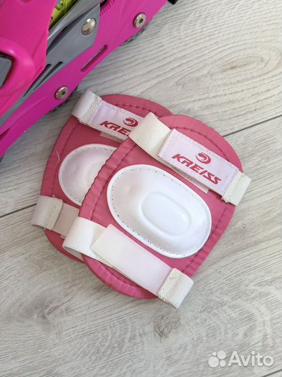 Роликовые коньки детские раздвижные