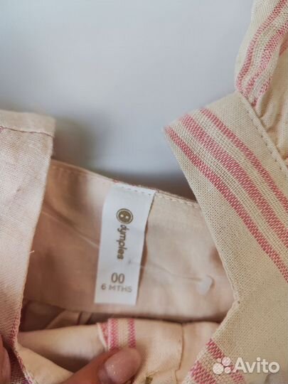 Топ льняной для девочки р68