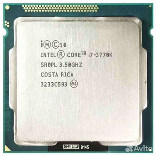 Процессор intel core i7 3770k