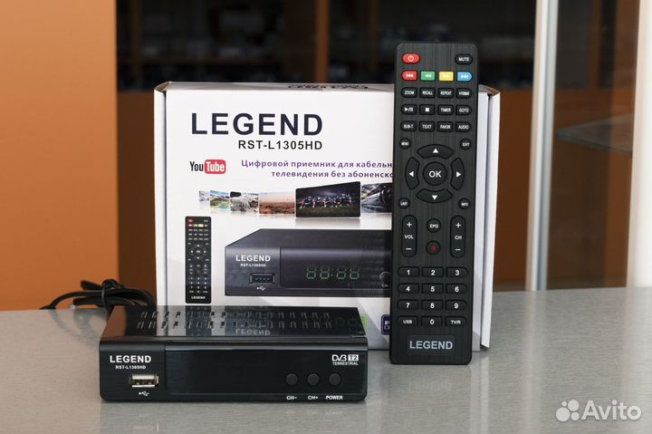 Эфирный цифровой ресивер legend DVB-T2 RST-L1305HD