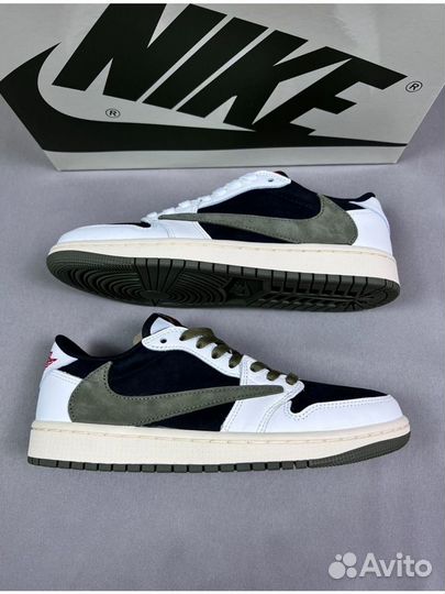 Кроссовки Travis Scott x Nike Air Jordan 1 Low Rev