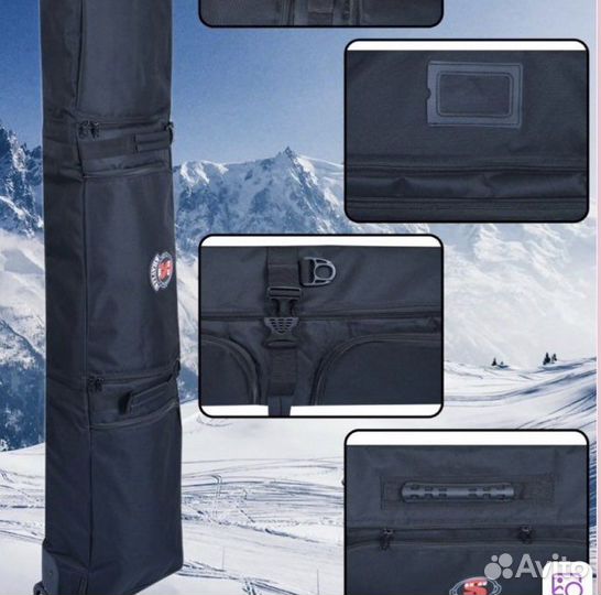 Чехол для сноуборда на колесах