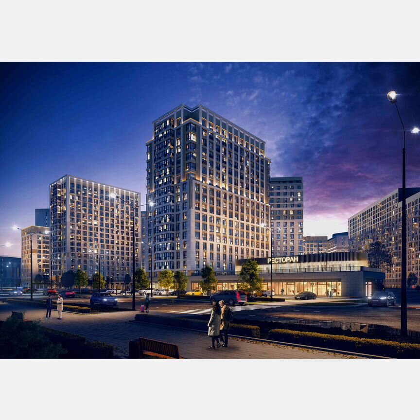 2-к. квартира, 59,2 м², 3/18 эт.
