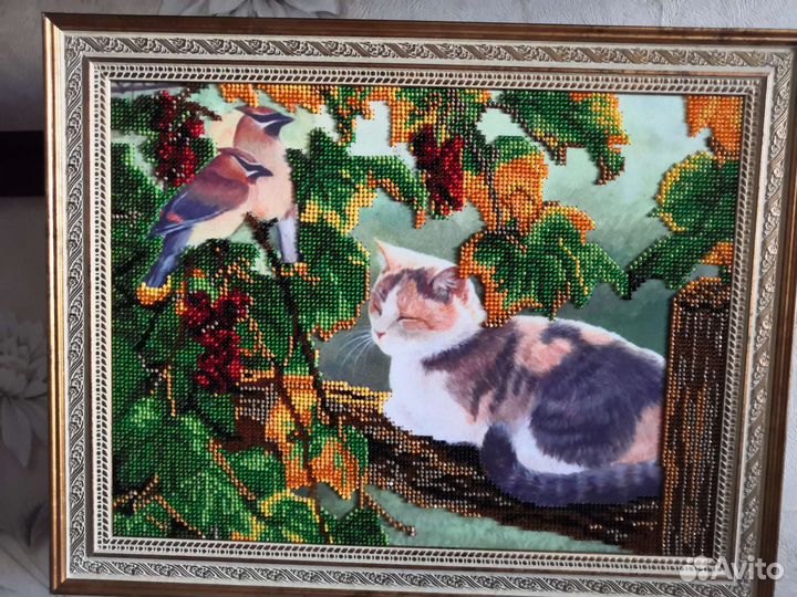 Картина, вышивка бисером