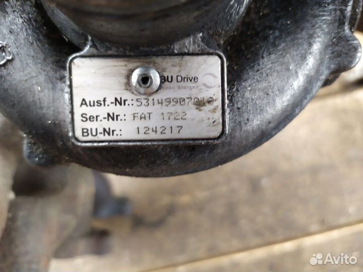 Турбина Volkswagen Transporter T4 2.5 1996