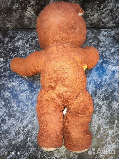 Плюшевый медведь СССР винтаж
