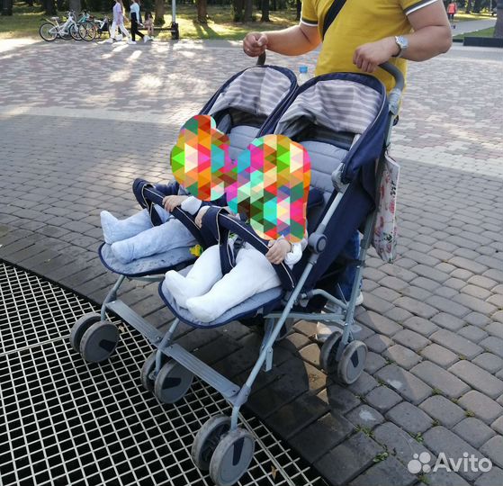 Прогулочная коляска для двойни
