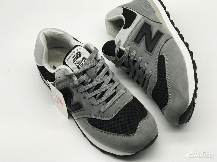 New Balance 574 серые – мужская модель для ежеднев