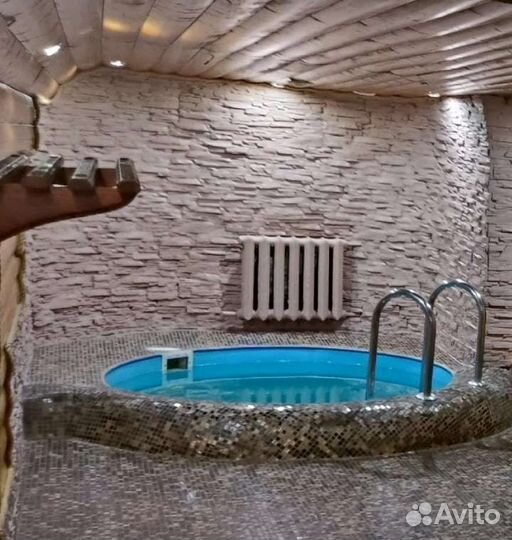 Баня сауна с бассейном