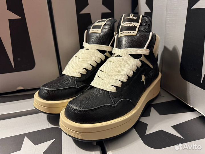 Rick owens drkshdw x converse turbowpn