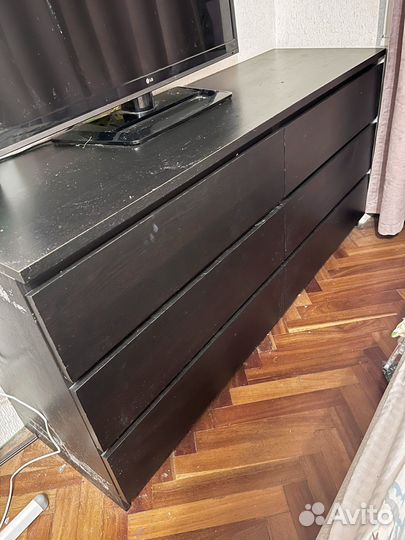 Комод IKEA мальм 6 ящиков бу