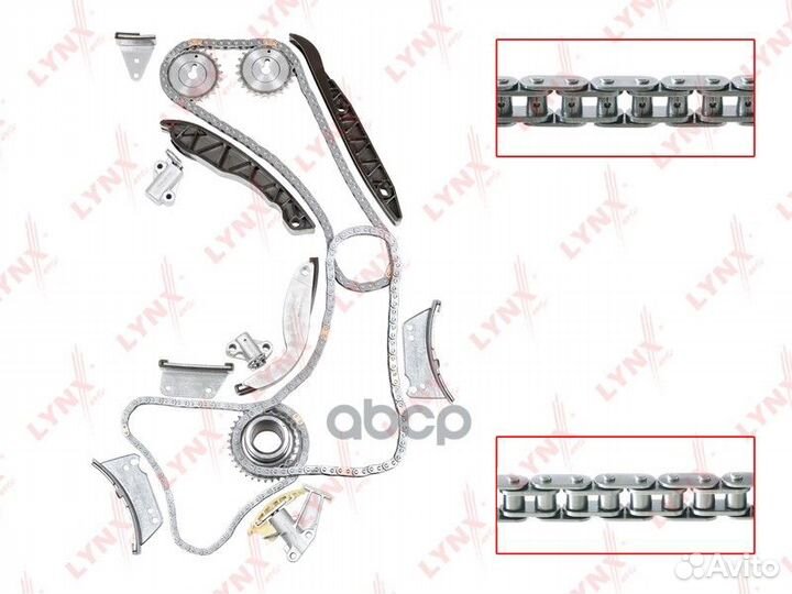 Комплект цепи грм TK0021 lynxauto