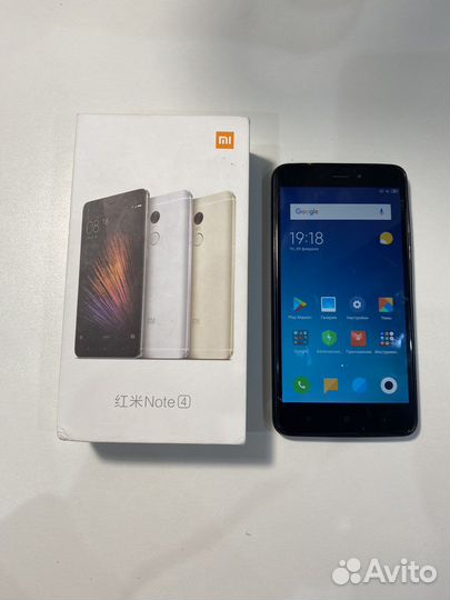 Телефон Xiaomi redmi note 4