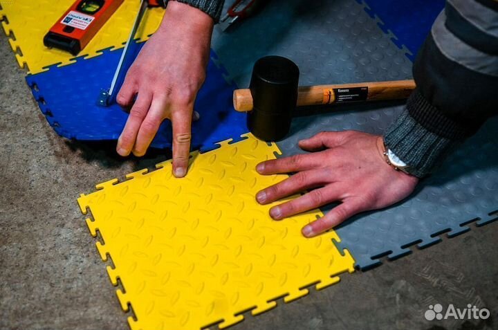 Модульная плитка для гаража