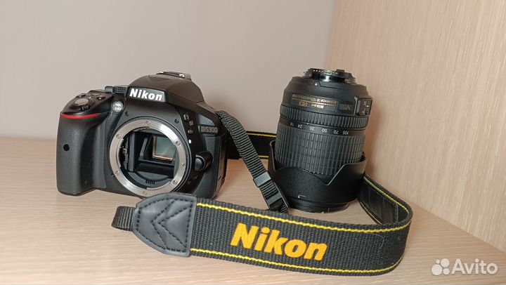Зеркальный фотоаппарат nikon d5300+nikkor 18-105mm
