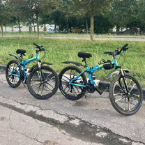 Складной велосипед Green Bike на литых дисках