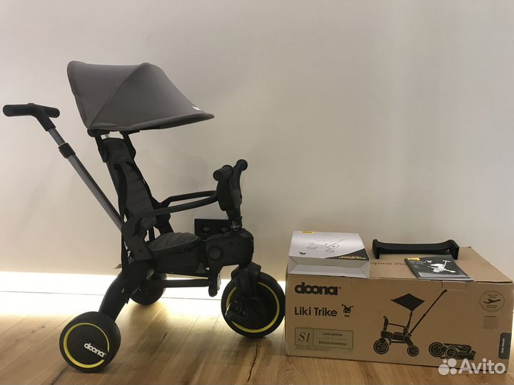 Велосипед Dina Like Trike с родительской ручкой