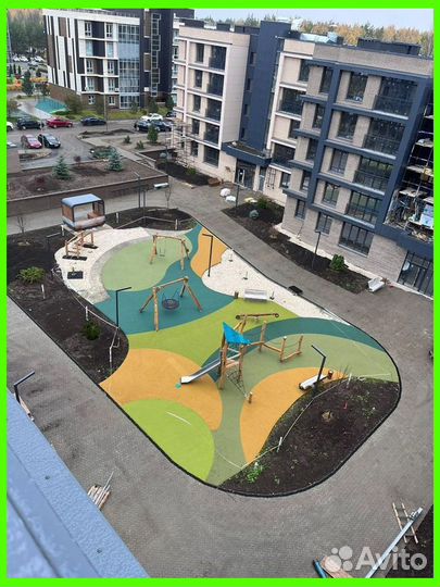 Бесшовное резиновое покрытие