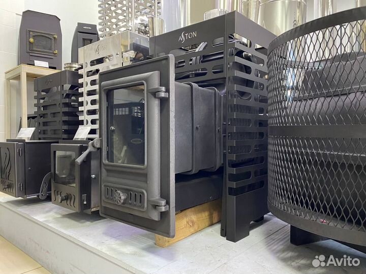 Чугунная печь для бани