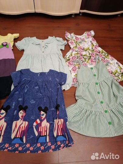 Платья пакетом 6шт. 116- 122р