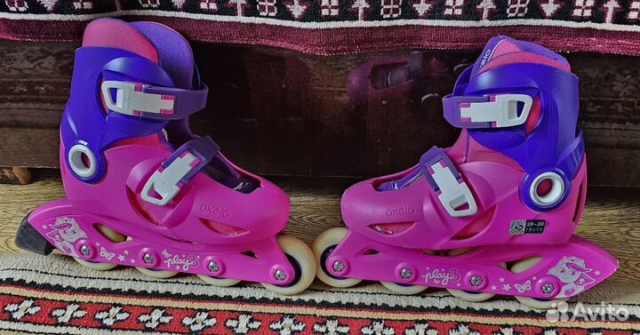 Детские раздвижные ролики oxelo 28-30