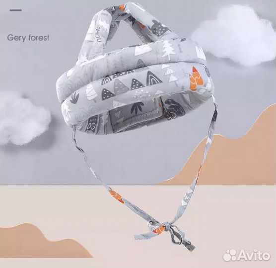 Детский шлем защитный для головы