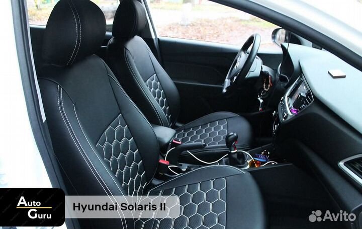 Чехлы на Hyundai Solaris 2