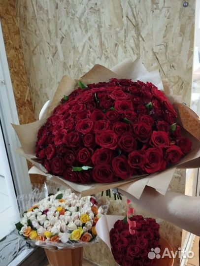 101 Роза, букет 40 см