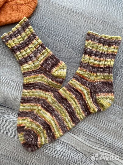 Носки женские теплые вязаные
