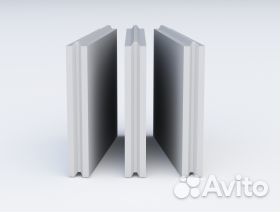 Плита гипсовая пазогребневая полнотелая Волма, 80