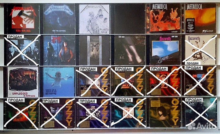 Фирменные CD (metal, rock, art-rock, blues) часть2