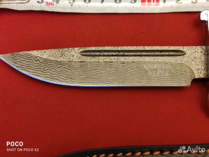 Финка нквд, офицерская, рисованный Дамаск