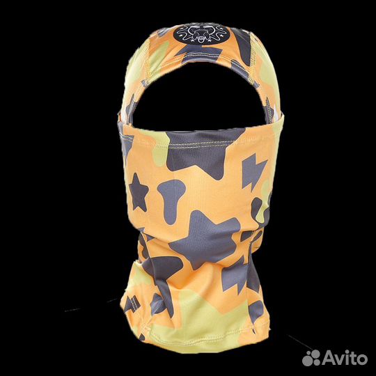 Glory Boyz Balaclava Ski Mask (Orange Camo)