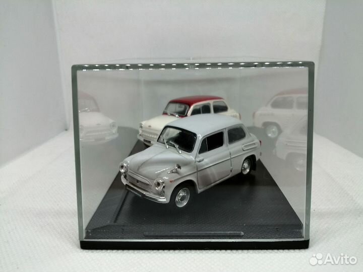 Модели Москвич-444 и заз-965аэ «Запорожец»