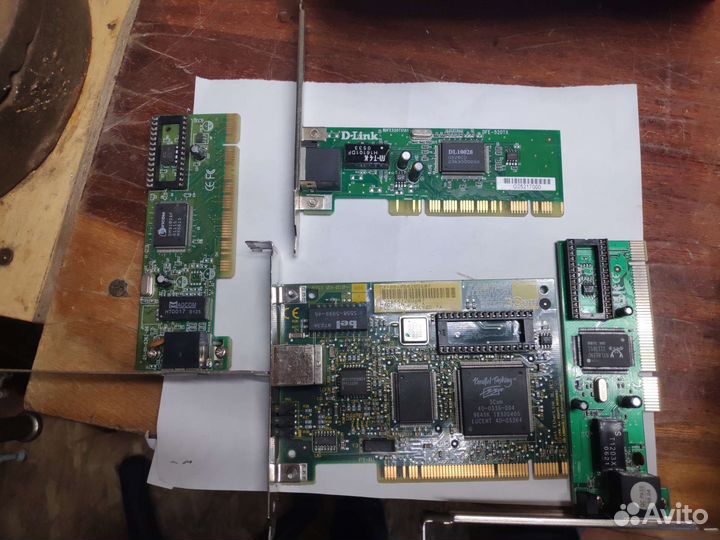 Сетевые карты разные 100 мбит