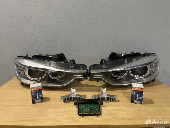 Фары BMW F30 дорестайлинг всборе с блоками