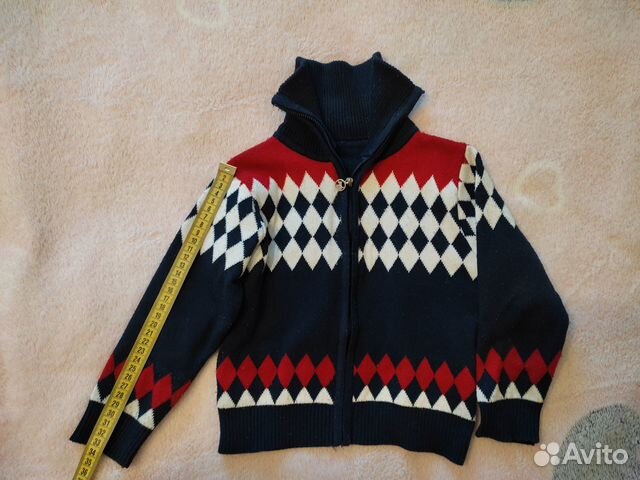Кофта детская на мальчика 4 - 5 лет на молнии