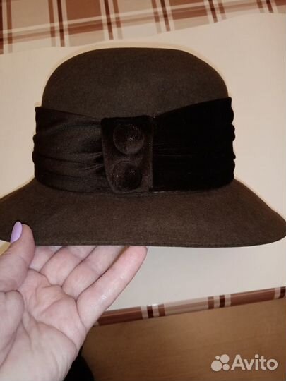 Шляпа фетровая женская