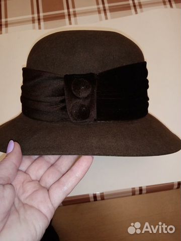 Шляпа фетровая женская