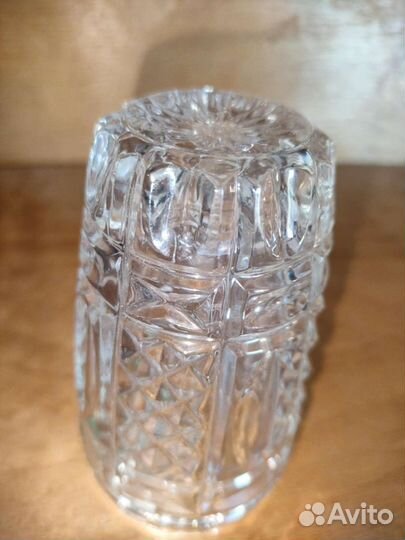 Набор хрустальных стаканов СССР 12 шт. новые