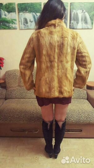 Шуба из ласки