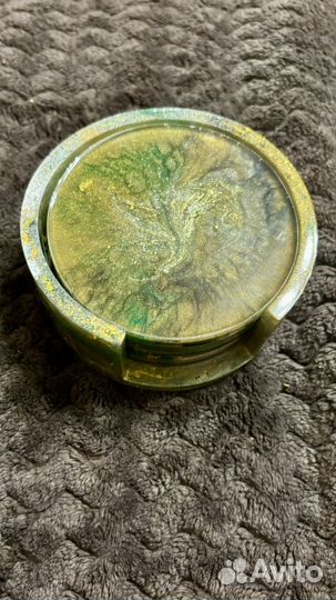 Подсстаканники из эпоксидной смолы