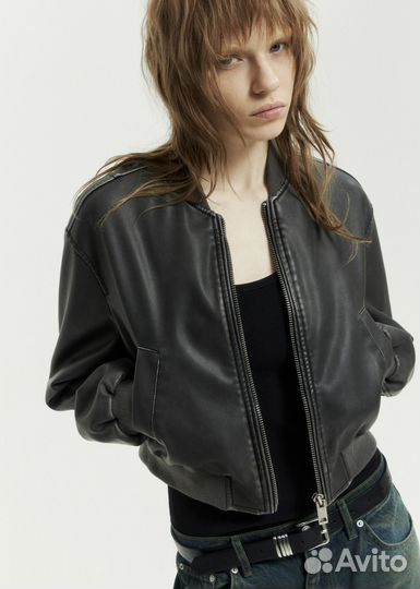 Куртка бомбер lime